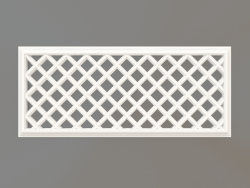 Gypsum ventilation grills VR 010 (144x339x12)