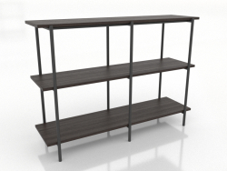 Ripiano 3 1200X350X860 mm (frassino noce)