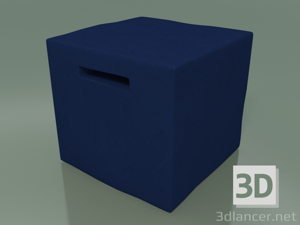 3d модель Столик приставний, оттоманка, вуличний InOut (41, Blue Ceramic) – превью