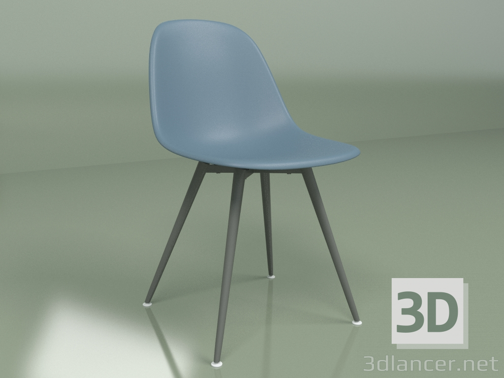 3 डी मॉडल कुर्सी अनात (नीला) - पूर्वावलोकन