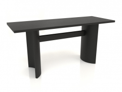 Table à manger DT 05 (1600x600x750, bois noir)