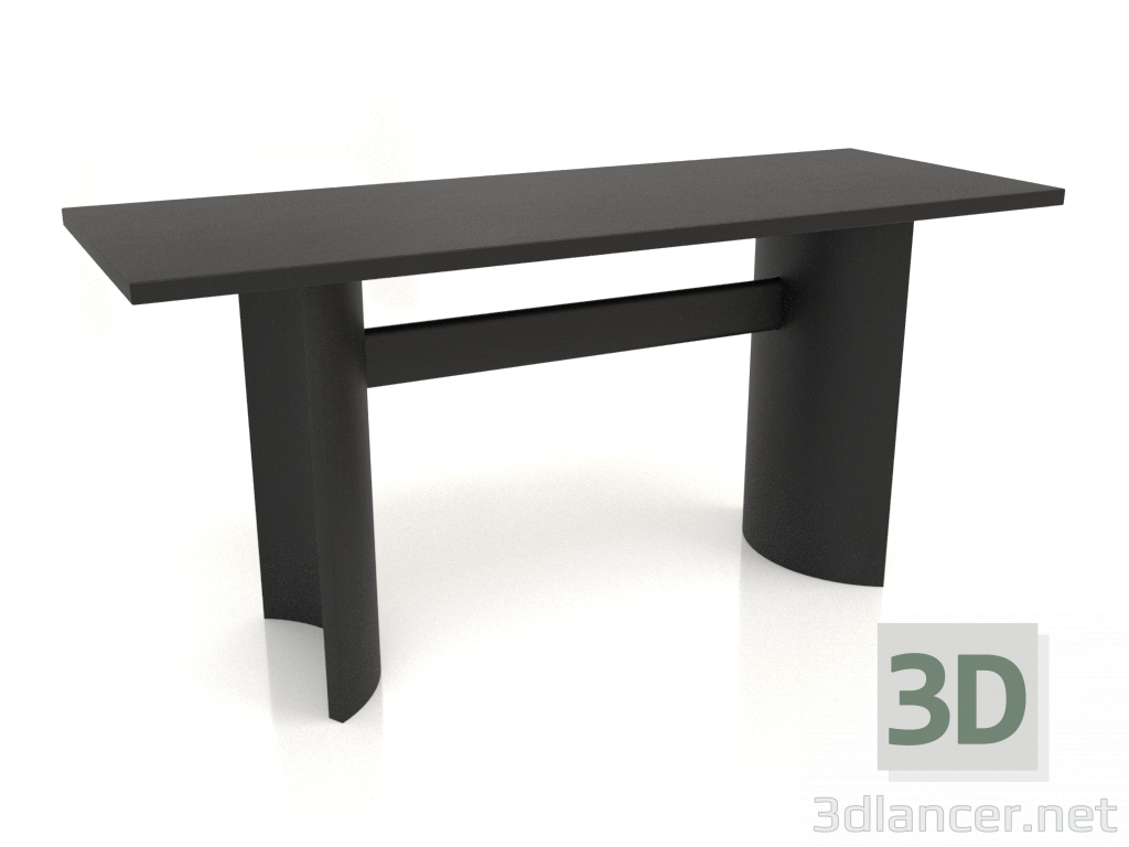 modello 3D Tavolo da pranzo DT 05 (1600x600x750, legno nero) - anteprima