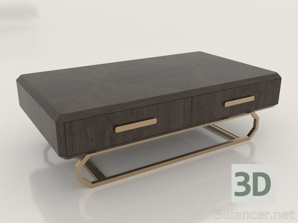 3d model Coffee table long (1.5 m) - preview