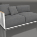 3d model Módulo sofá sección 1 izquierda (Blanco) - vista previa