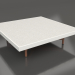 Modelo 3d Mesa de centro quadrada (cinza ágata, DEKTON Sirocco) - preview