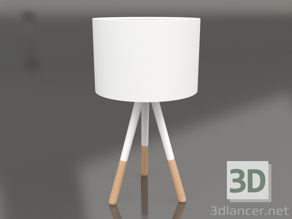 modèle 3D Lampe à poser Highland (Blanc) - preview