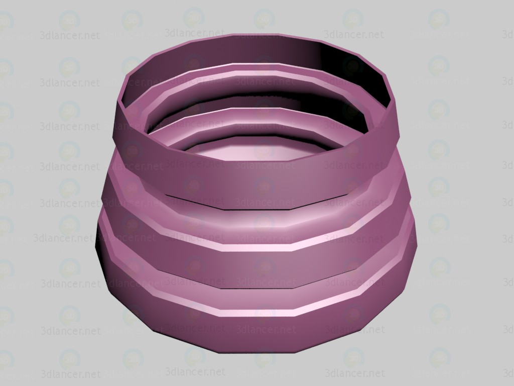 3D Modell Schüssel Cubus - Vorschau