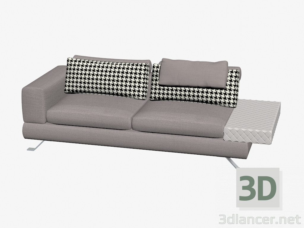 modello 3D Divano modulare DayDream Atlantic - anteprima