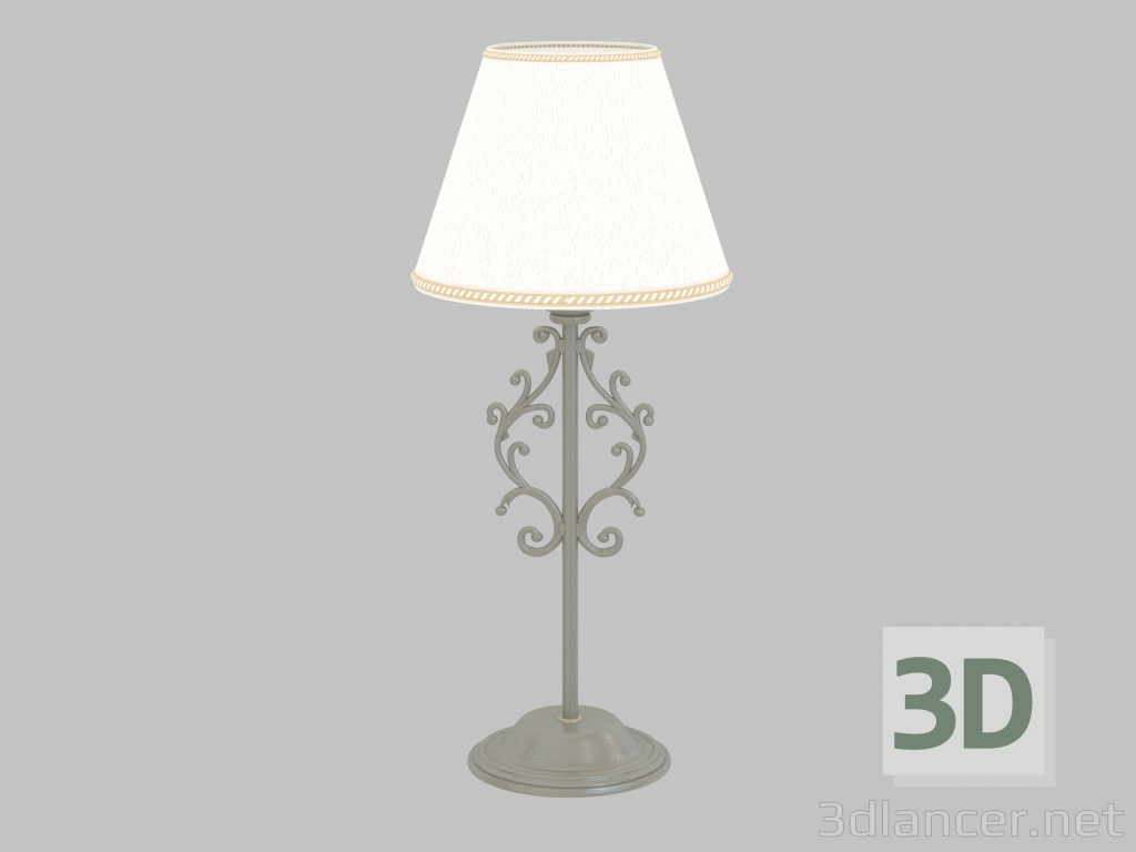 modello 3D lampada da tavolo Idilia (1191-1T) - anteprima