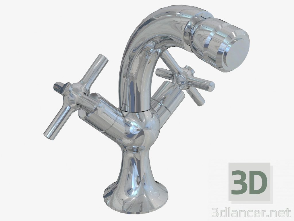 modèle 3D Mitigeur de bain dans un style moderne - preview