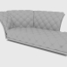 modèle 3D Couch NOA CHAISE LONGUE (220x120xH79 DX) - preview