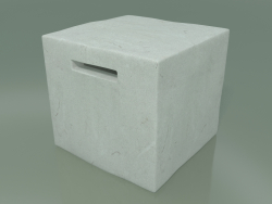 Столик приставной, оттоманка, уличный InOut (41, White Ceramic)
