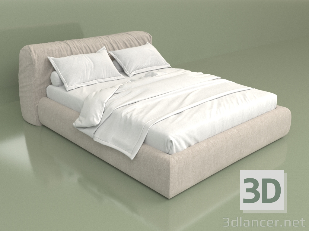 modello 3D puro letto - anteprima