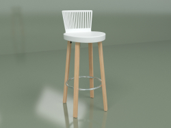 Bar stool Trinidad (white)