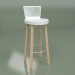 3d model Bar stool Trinidad (white) - preview