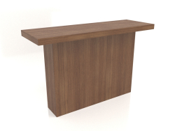 Table console KT 10 (1200x400x750, bois brun clair)