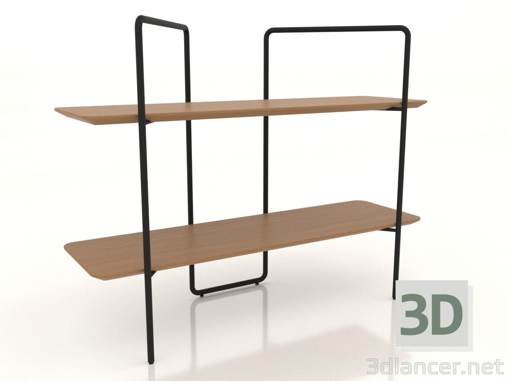 modello 3D Scaffale modulare 01 (2x2) - anteprima