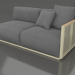 modello 3D Modulo divano sezione 1 destra (Oro) - anteprima