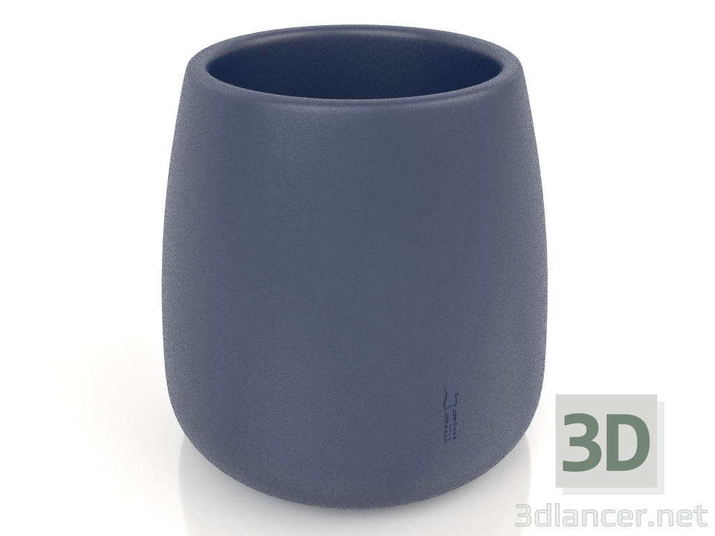 modèle 3D Pot pour une plante 1 (Bleu nuit) - preview
