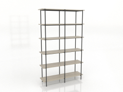 Raf 4 1200X350X1950 mm (açık meşe)