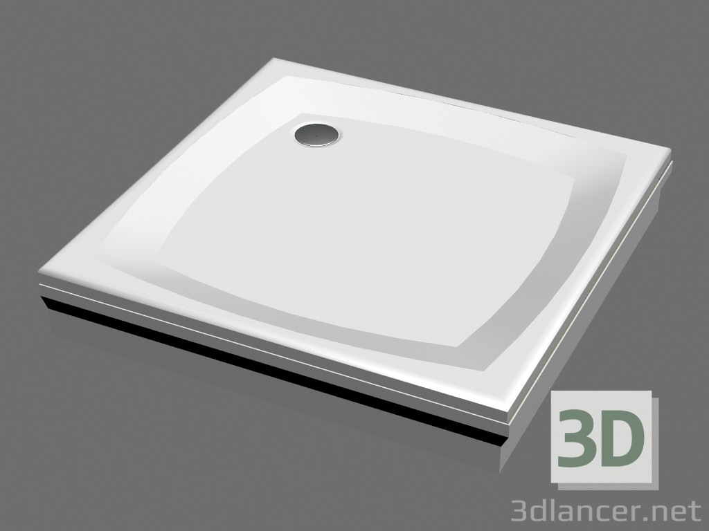 modello 3D Piatto doccia Perseo 100 PAN - anteprima