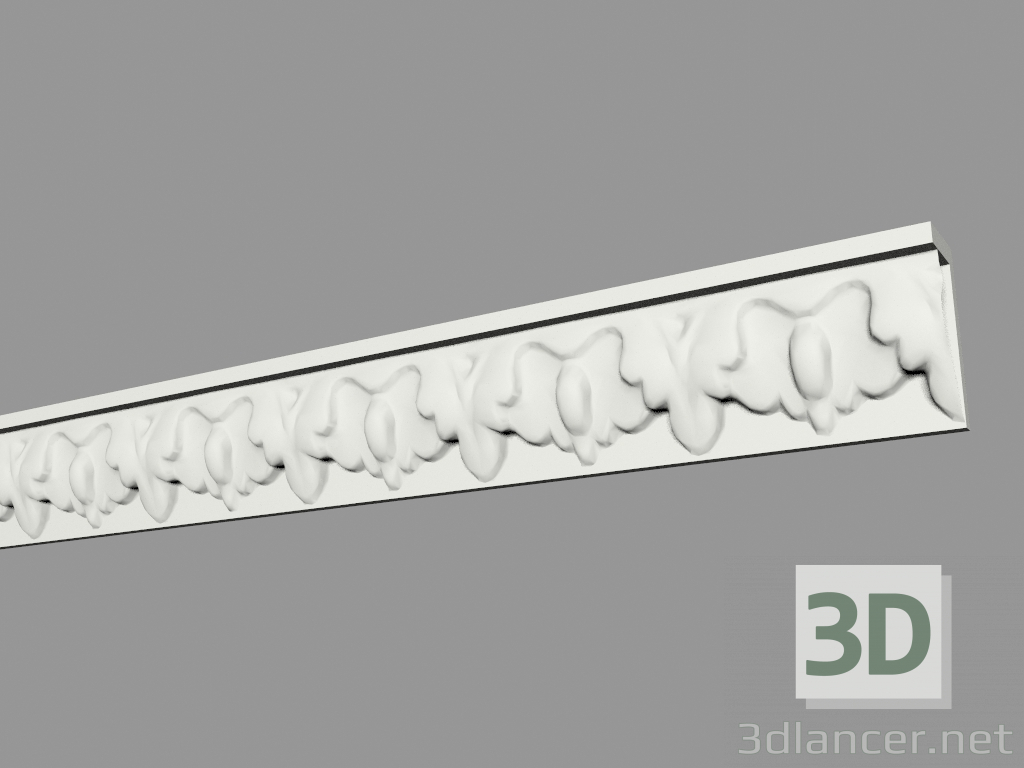 3D modeli Kalıplı saçak (KF93) - önizleme