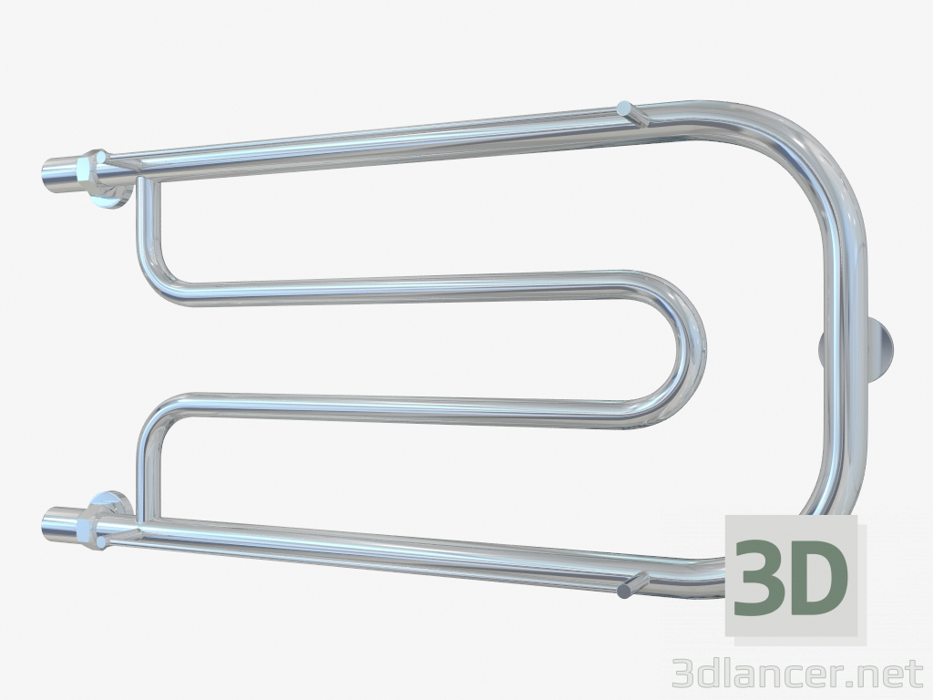 3D Modell Heizkörper Gusli (320x650 +2 Fachböden) - Vorschau