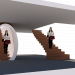 3d модель лестница – превью