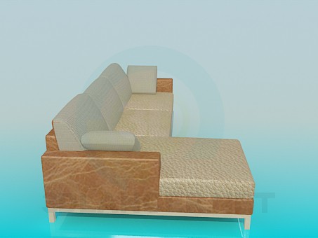 modelo 3D Esquina de suave - escuchar modelo 3D Esquina de suave - escuchar