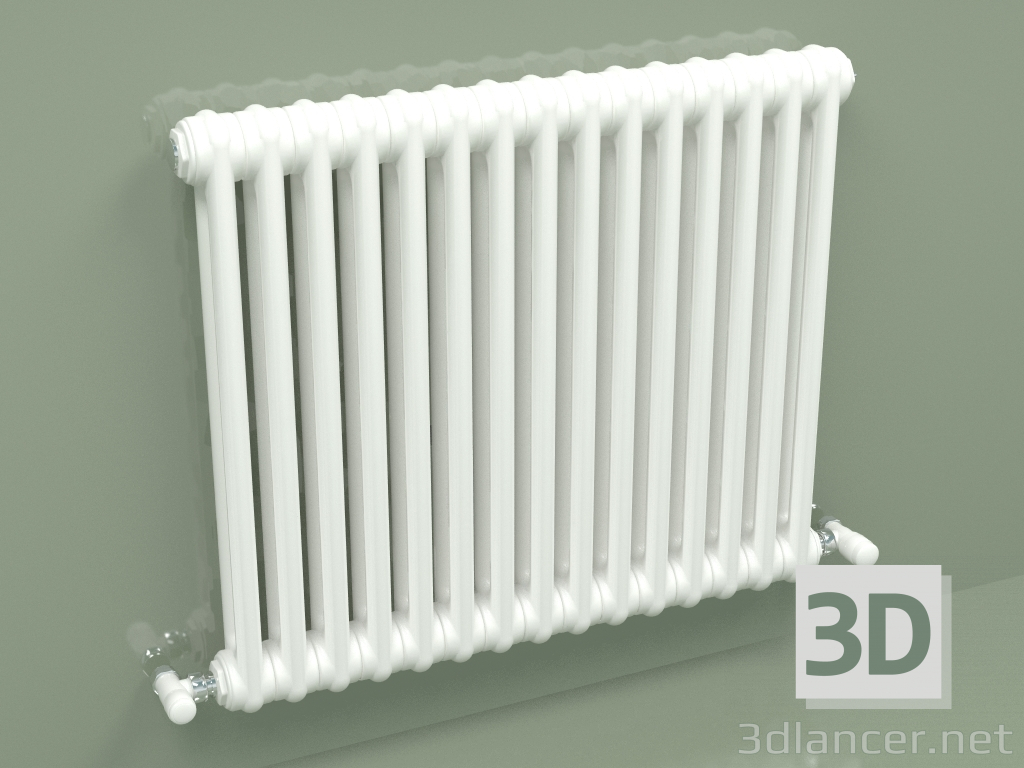 3D Modell Kühler TESI 2 (H 600 15EL, Standardweiß) - Vorschau
