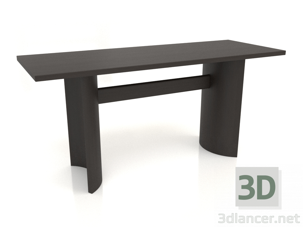 3D modeli Yemek masası DT 05 (1600x600x750, ahşap kahve) - önizleme