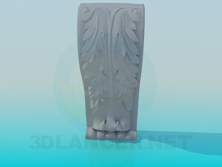 modelo 3D Decoración de yeso - escuchar modelo 3D Decoración de yeso - escuchar