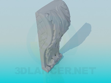 modelo 3D Decoración de yeso - escuchar modelo 3D Decoración de yeso - escuchar