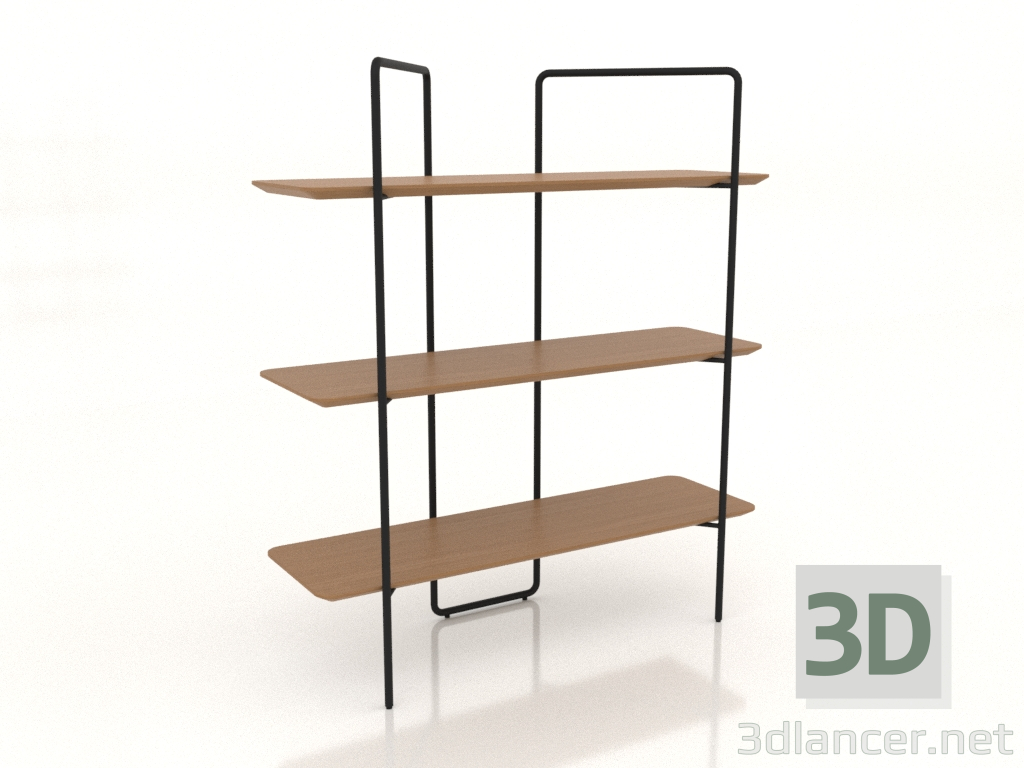 modello 3D Scaffale modulare 02 (2x3) - anteprima
