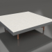 3d model Square coffee table (Anthracite, DEKTON Sirocco) - preview