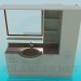 3d model Los muebles en el baño - vista previa