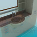 3d модель Меблі у ванну – превью