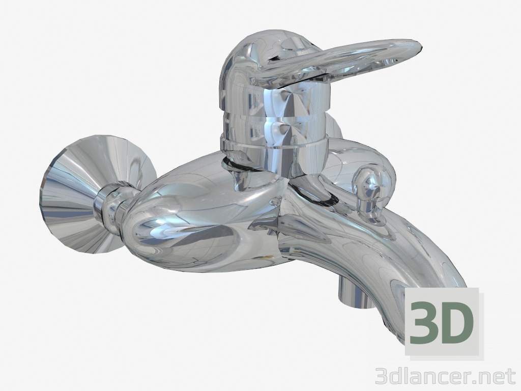 3D Modell Wasserhahn mit vertikaler Montage - Vorschau