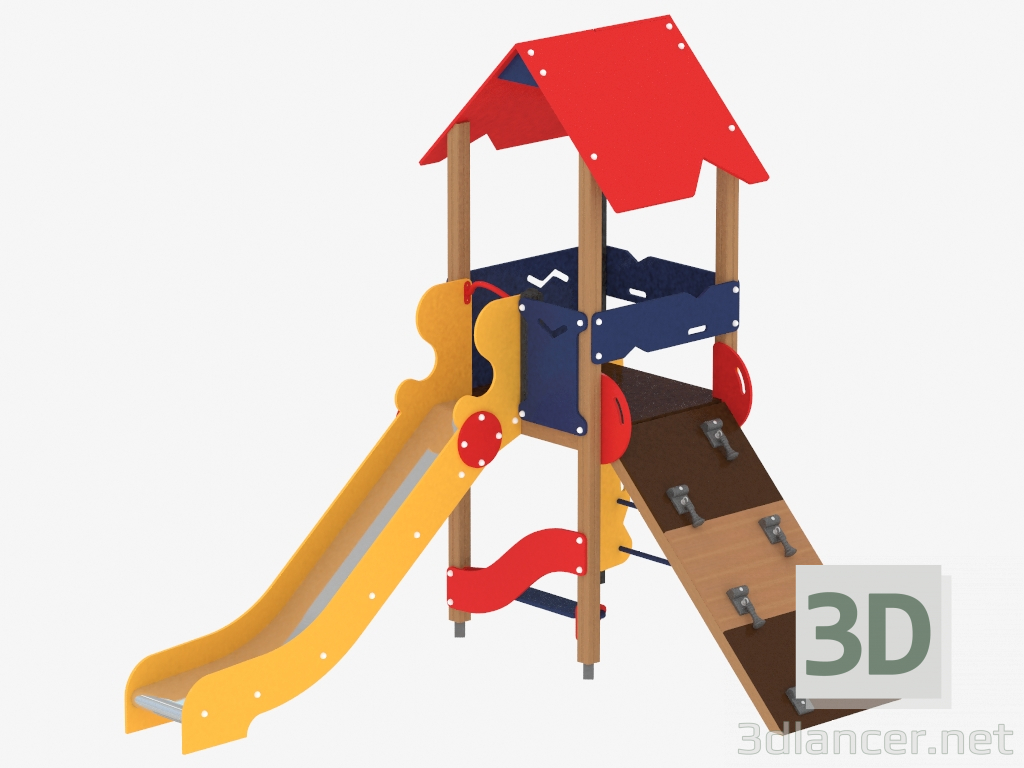 3d модель Дитячий ігровий комплекс (1103) – превью