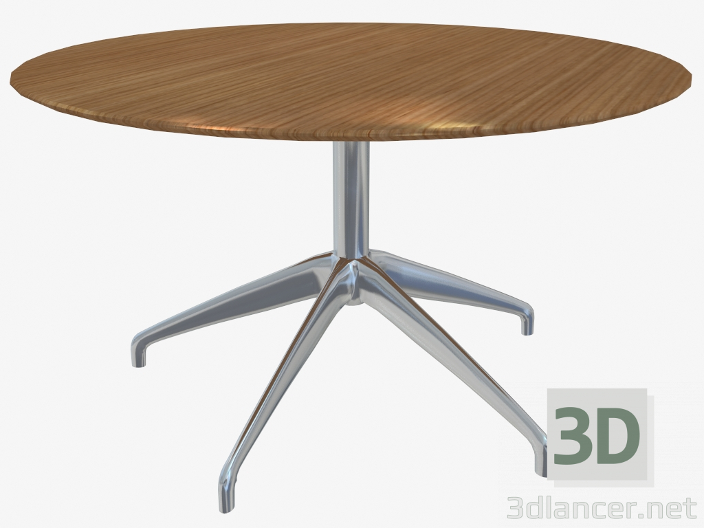 3d model Coffee table (oak 70x40) - preview