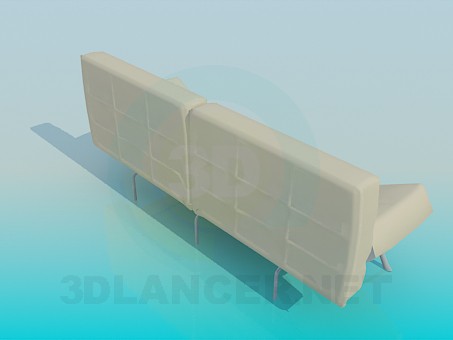 modelo 3D Sofá - escuchar modelo 3D Sofá - escuchar