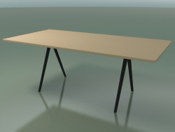 Table rectangulaire 5411 (H 74 - 99x200 cm, stratifié Fenix F03, V44)
