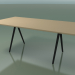 3d model Rectangular table 5411 (H 74 - 99x200 cm, laminate Fenix F03, V44) - preview