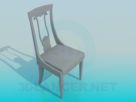 3d model Сhair - preview 3d model Сhair - preview