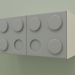 3d model Children's horizontal wall shelf (Gray) - preview