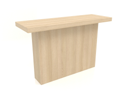 Console table KT 10 (1200x400x750, wood white)