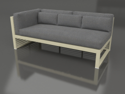 Modular sofa, section 1 left (Gold)