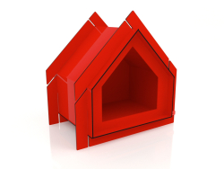 Evcil hayvanlar için ev XS (Kırmızı)