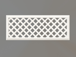 Gypsum ventilation grilles VR 013 (129x329x12)