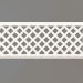 3d model Gypsum ventilation grilles VR 013 (129x329x12) - preview